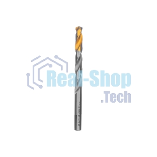 Сверло спиральное по металлу Denzel 10 x 133 мм, Р6М5, Golden Tip
