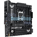 Материнская плата ASUS TUF Gaming B850M-Plus, AM5, AMD B850, 4xDDR5, 4xSATA, 3xM.2, 1xPCIe 5.0 x16, 1xPCIe 4.0 x4, 1xPCIe x1, 1xDP, 1xHDMI, 1x2.5Gb LAN, 4xUSB 2.0, 4xUSB 3.2 Gen 1, 3xUSB 3.2 Gen 2, 1xUSB-C, 3x3.5 мм, 7.1, mATX
