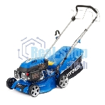 Бензиновая газонокосилка HYUNDAI L 4310S двигатель HYUNDAI ICV150,4-х такт, 3,5 л.с./149 см3, 43 см, 225-75 мм, 32 кг