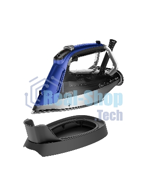 Утюг Beko SPA 9130 B черный/синий, 3000 Вт, 55 г/мин, 280 г/мин, 350 мл