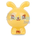 Точилка для карандашей ручная Deli Rabbit E0560, 1 отверстие, пластик, ассорти блистер