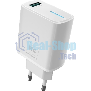 Сетевое зарядное устройство MORE CHOICE (4620202555878) NC63 СЗУ 1USB 3.0A QC3.0 15W, белый