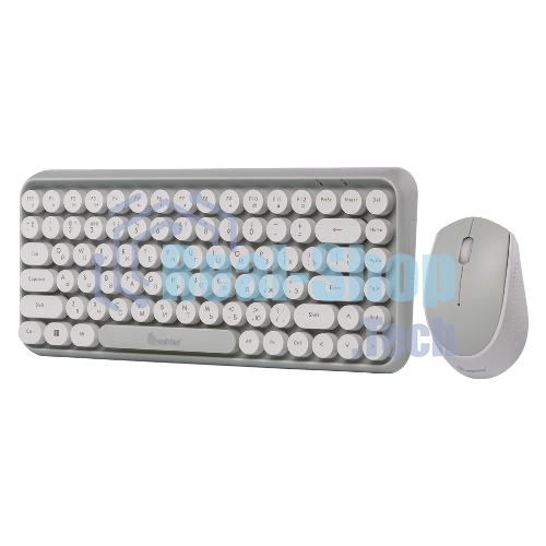 Комплект клавиатура+мышь Smartbuy 626376AG беспроводной, USB, 1000 DPI, белый