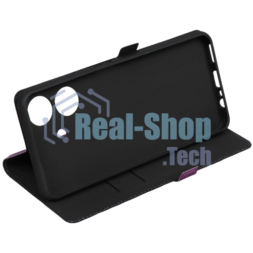 Чехол Book Case для Realme Note 60/60X фиолетовый, Borasco