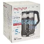 Чайник Delta Lux DE-1025 черный 2,2кВт, 1.7 л, LC