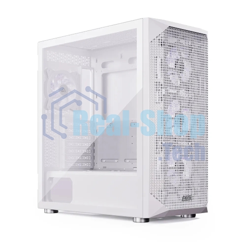 Компьютерный корпус ABR Quantum белый (1хUSB Type-C, 2хUSB 2.0, HD Audio, 4xRGb Fan, ATX, E-ATX)
