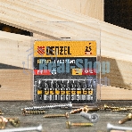 Набор бит Denzel PH1х25, сталь S2, шестигранный профиль, 10 шт.