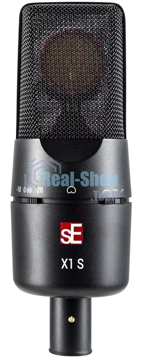 Микрофон конденсаторный sE Electronics X1 S VOCAL PACK 20 Гц 20 кГц, кардиоида, комплектация: металлический поп-фильтр, держатель типа паук, 3-х метровый микрофонный кабель