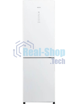 Холодильник Hitachi R-BG410PUC6X GPW белый двухкамерный 215/105л морозилка снизу, No Frost