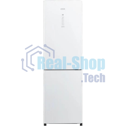 Холодильник Hitachi R-BG410PUC6X GPW белый двухкамерный 215/105л морозилка снизу, No Frost