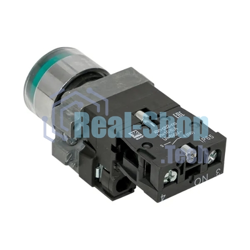 Кнопка BA31 с подсветкой 230В зел. NO IP65 PROxima EKF xb2-bw31-230-65