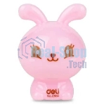Точилка для карандашей ручная Deli Rabbit E0560, 1 отверстие, пластик, ассорти блистер