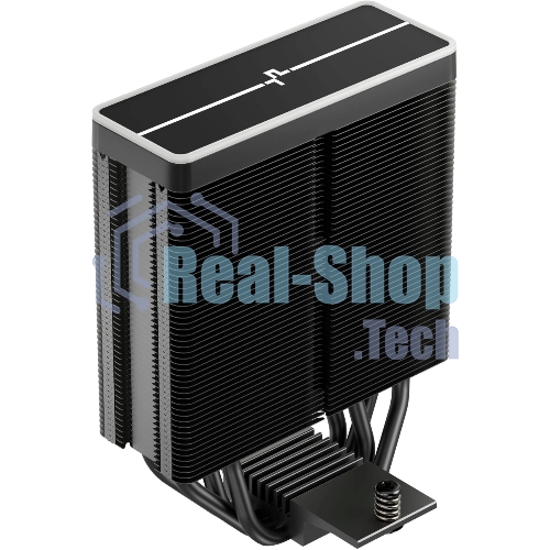 Кулер для процессора DEEPCOOL AG400 BK ARGb V2 черный 120мм алюминий+медь 2100rpm 31.6db 4-pin 220W 154мм