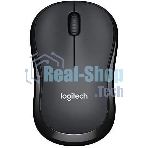 Мышь беспроводная Logitech B175 черный, 1000 dpi, радиоканал, USB, кнопки - 3