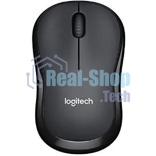 Мышь беспроводная Logitech B175 черный, 1000 dpi, радиоканал, USB, кнопки - 3