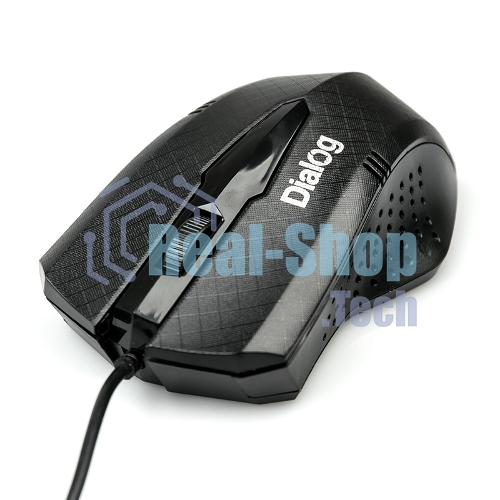 Мышь проводная Dialog Pointer MOP-09U черный, 800 dpi, USB, кнопки - 3