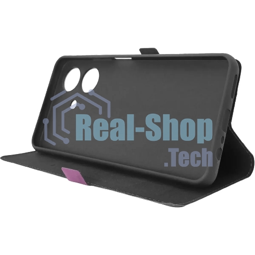 Чехол Book Case для Realme Note 60/60X фиолетовый, Borasco