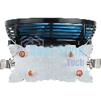 Кулер для процессора AeroCool/Formula Verkho 2 серебристый, 90 мм, алюминий/медь, 2000 об/мин, 25 дБ, 4 pin, 110 Вт, 125 мм