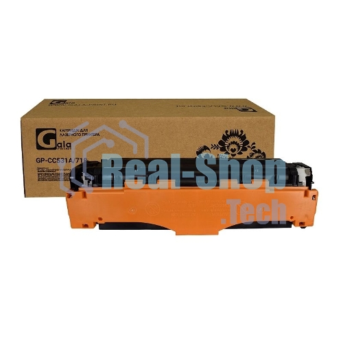 Картридж лазерный GalaPrint GP-CC531A/718 голубой (2800 стр) для HP CLJ CP2025n/CP2025dn/CP2025x/CM2320n/CM2320nf/CM2320fxi/Canon LBP-7200C/7210CDN/MF8350CDN