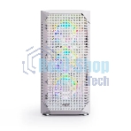 Компьютерный корпус ABR Quantum белый (1хUSB Type-C, 2хUSB 2.0, HD Audio, 4xRGb Fan, ATX, E-ATX)