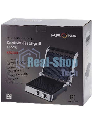 Гриль электрический Krona Kontakt-Tischgrill 1800W