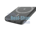 Портативный аккумулятор OLMIO QM-06, 5000mAh, 20W Type-C PD, MagSafe 15W, Soft-Touch, серый