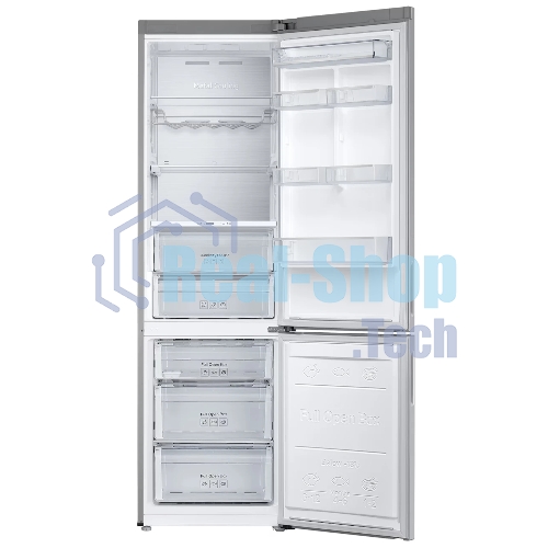 Холодильник Samsung RB37A5411SA графит двухкамерный 269/98л морозилка снизу, No Frost