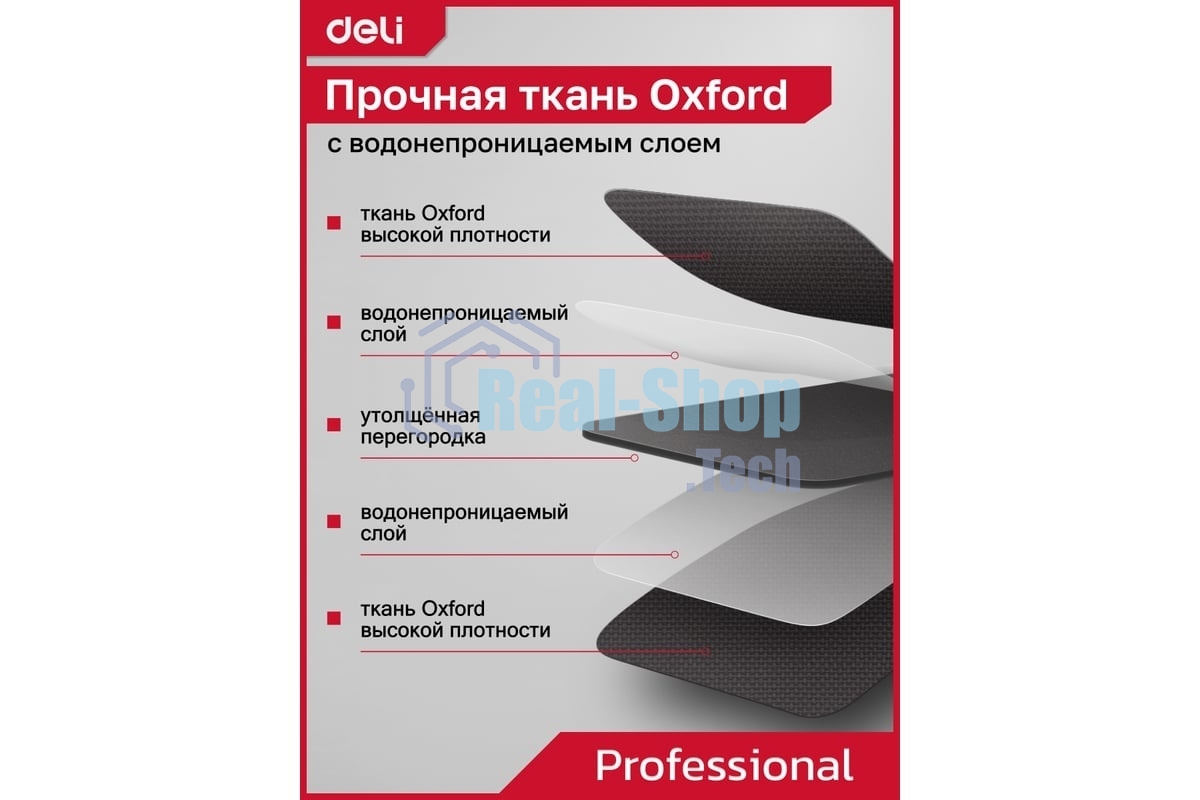 Сумка для инструментов Deli DL430904 Black Edition