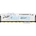 Оперативная память Kingston Fury Beast, DDR5, 32Gb (1x32GB), 6000MHz, CL36, DIMM, с радиатором, белый