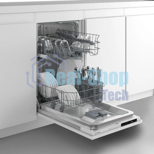 Встраиваемая посудомоечная машина Indesit DIS 1C59, белый, 44.8 см, 10 компл., 48 дБ, класс A