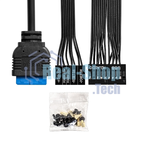 Компьютерный корпус Desktop ExeGate MI-302U-350 (mATX/mini-ITX, TPS350 8см, 1хUSB+1хUSB 3.0, HD аудио, черный)