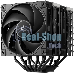 Кулер для процессора DEEPCOOL AK620 G2 LGA1851/1700/1200/115X/AM5/AM4 (8шт/кор, TDP 260W, PWM, DUAL Fan 120мм, 6 тепл. трубок, Copper Base, Wood-grain top cover, черный) RET (R-AK620G2-BKNNMN-GJD)