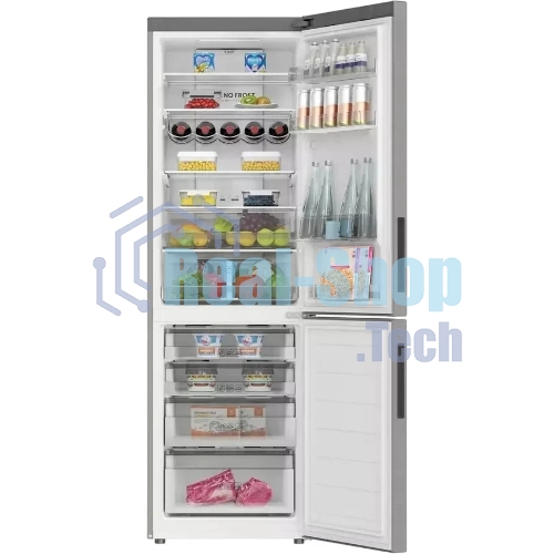 Холодильник Haier C2F636CXMVU1 нержавеющая сталь двухкамерный 256/108 л морозилка снизу, No Frost