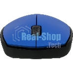 Мышь беспроводная Logitech M171 синий, 1000 dpi, радиоканал, USB, кнопки - 3