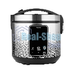 Мультиварка Centek CT-1499 черный/сталь, 900 Вт, 5.0 л, 25 программ, мультиповар, антиприг. покрытие