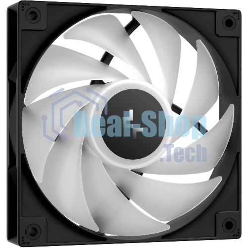 Кулер для процессора DEEPCOOL AG400 BK ARGb V2 черный 120мм алюминий+медь 2100rpm 31.6db 4-pin 220W 154мм