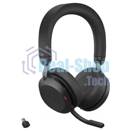Гарнитура Jabra Evolve2 75 чёрный, беспроводная + проводная, Bluetooth, до 24 ч