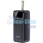 Портативный аккумулятор Cactus CS-PBFSND-40000 40000mAh 65W 3A черный