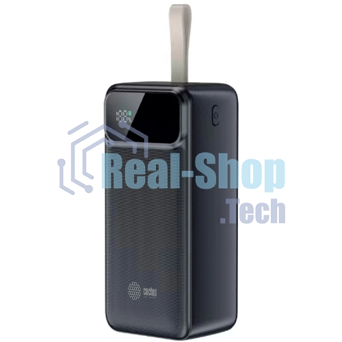 Портативный аккумулятор Cactus CS-PBFSND-40000 40000mAh 65W 3A черный