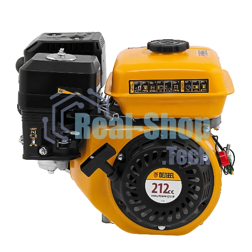 Двигатель бензиновый Denzel RX-17K, 7 л.с., 212 см3, горизонтальный вал шпонка 19 мм