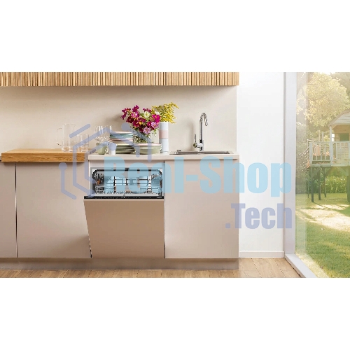 Посудомоечная машина встраиваемая Gorenje GV673B65 16 комплектов, 3 корзины, инверторный мотор, отсрочка старта, Wi-Fi управление, сенсорное управление, полный AquaStop, сенсор уровня воды, энергоэффективность А+++, уровень шума 42 дБ, белый