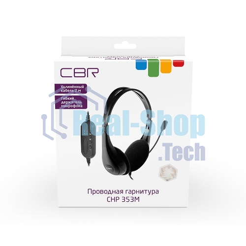 Гарнитура CBR CHP-353M чёрный, проводная