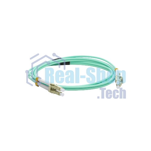 Кабель Патч-корд LANMASTER LAN-2LC-2LC/OM3-3.0 2x50/125 OM3 LC дуплекс-LC дуплекс 3м LSZH голубой