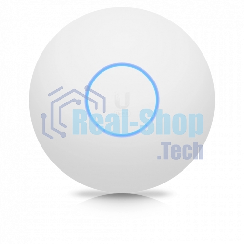 Точка доступа Ubiquiti UniFi 6 AP Pro U6-Pro 2.4+5 ГГц, Wi-Fi 6, 4х4 MU-MIMO, 802.3at, 1х 1G RJ45