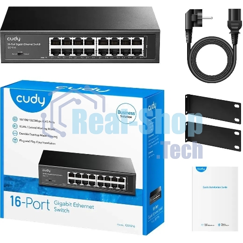 Коммутатор Cudy GS1016, 16×1 Гбит/с
