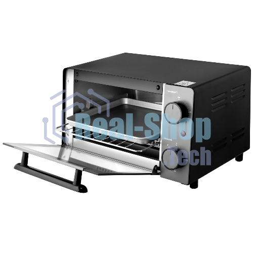 Мини-печь BRAYER BR2600 1200 Вт, 9 л, серебристый