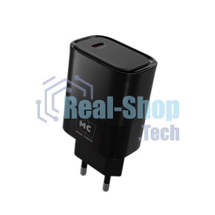 Сетевое зарядное устройство MORE CHOICE (4620202553454) NC67 СЗУ 1Type-C 3.0A PD 20W, черный