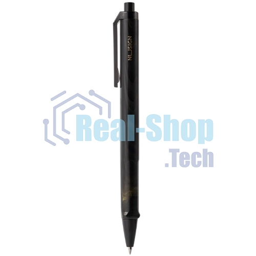 Ручка гелевая автоматическая Deli Nusign NS557C BLACK черный, d=0.5мм, черные чернила, 1 стержень, линия 0.5мм