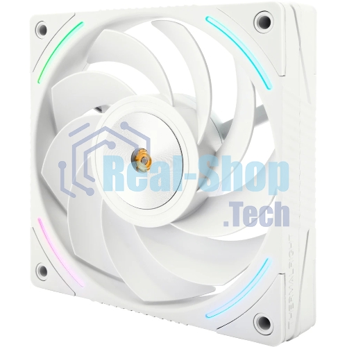 Кулер для корпуса Thermalright TL-K12RW Reverse (120x120x25mm, 4-pin PWM, ARGB, 69CFM, 27dBA, 2150RPM, White)
