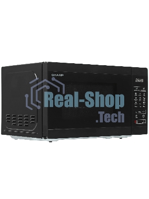 Микроволновая печь Sharp R-6800RK черный, 20 л, 800 Вт, переключатели - сенсор